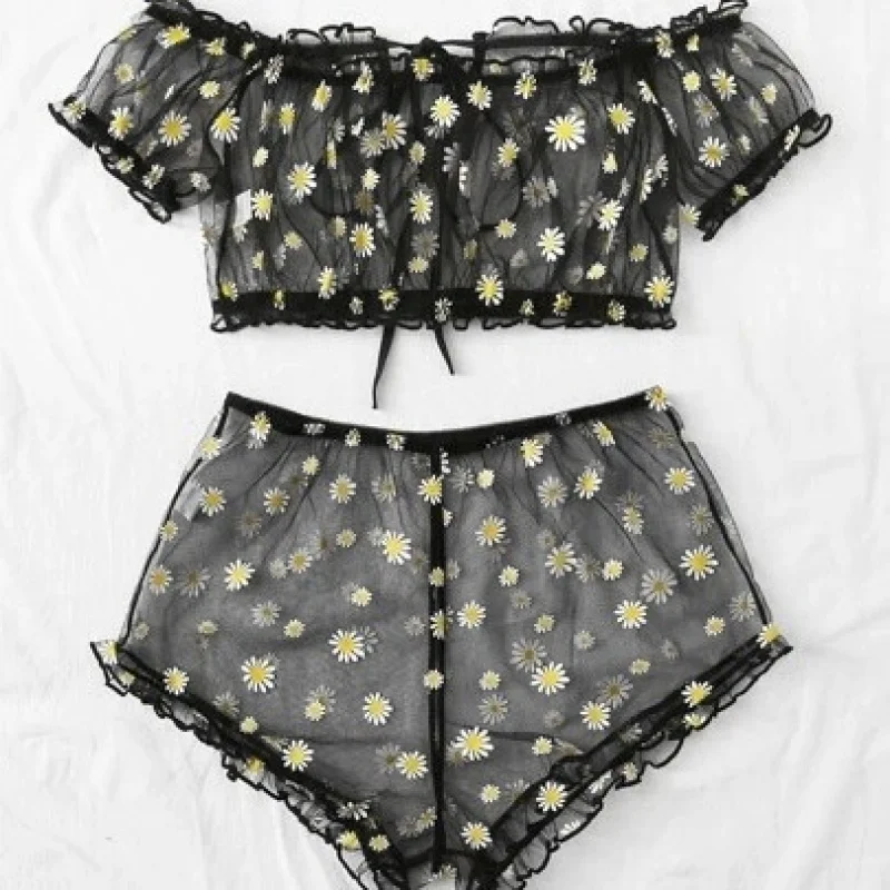Women Mesh Printed Close Fitting Set Lightweight Breathable Home Wear Wholesale
Women Mesh Printed Close Fitting Set Lightweight Breathable Home Wear Wholesale