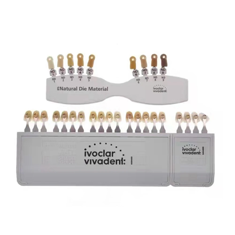 Ivoclar Vivadent Dental Shade Guide A-D Teeth Restoration ND Abutment Gingiva Soft Tissue Tetric N Composite Resin Shade Guide
Ivoclar Vivadent Dental Shade Guide A-D Teeth Restoration ND Abutment Gingiva Soft Tissue Tetric N Composite Resin Shade Guide