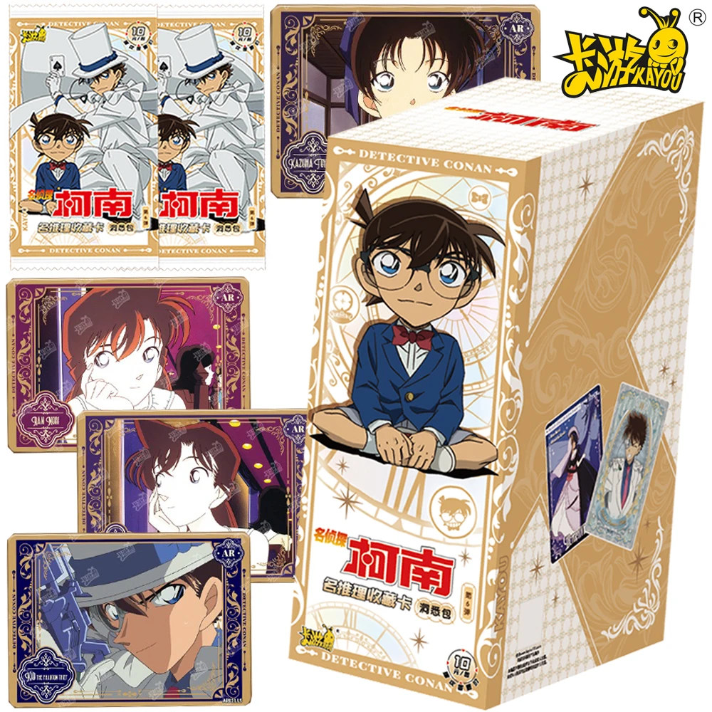 New KAYOU Detective Conan Collection Card Mystery Mystery Japanese Anime Vermouth Hondō Hidemi Rare Card Fans Precious Gift Toy
New KAYOU Detective Conan Collection Card Mystery Mystery Japanese Anime Vermouth Hondō Hidemi Rare Card Fans Precious Gift Toy