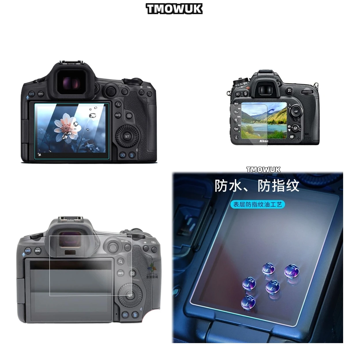 For Canon R5 R3 Camera Tempered Glass Screen Protector HD Clear Anti-Scratch 9H Hardness Display Film
For Canon R5 R3 Camera Tempered Glass Screen Protector HD Clear Anti-Scratch 9H Hardness Display Film