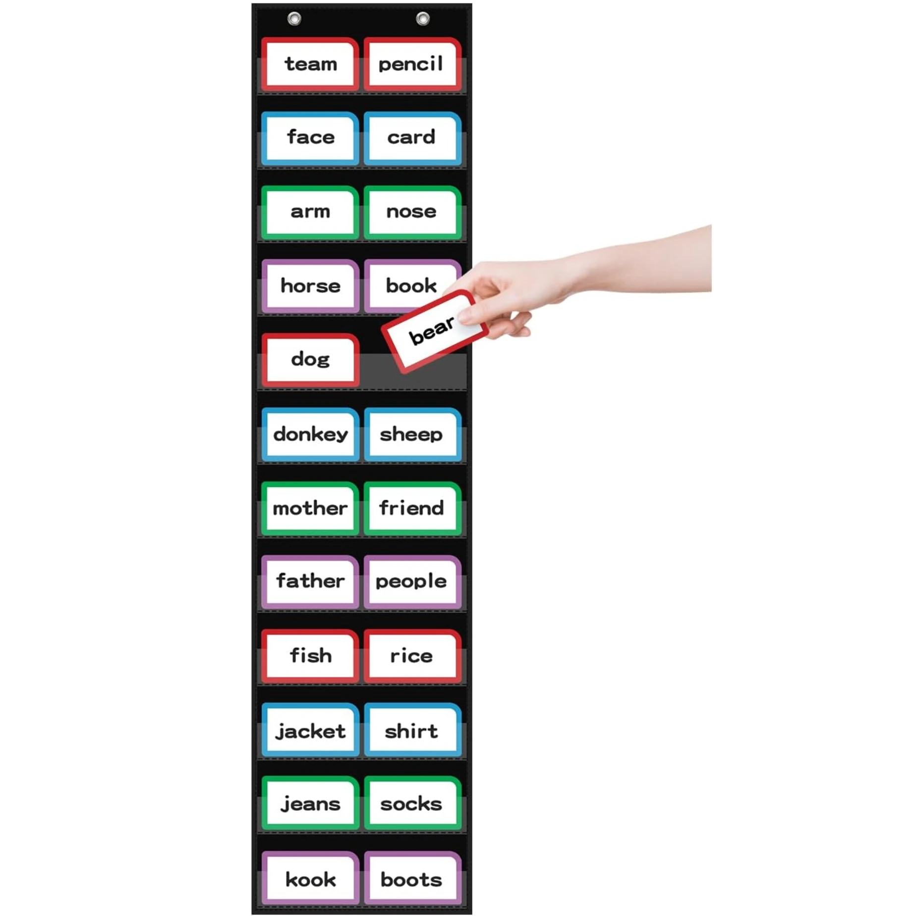 12 Pocket Sentence Strip Chart for Classroom Home Office Hanging Organizer with Dry Erase Surface Clear Reusable Teacher Pocket
12 Pocket Sentence Strip Chart for Classroom Home Office Hanging Organizer with Dry Erase Surface Clear Reusable Teacher Pocket