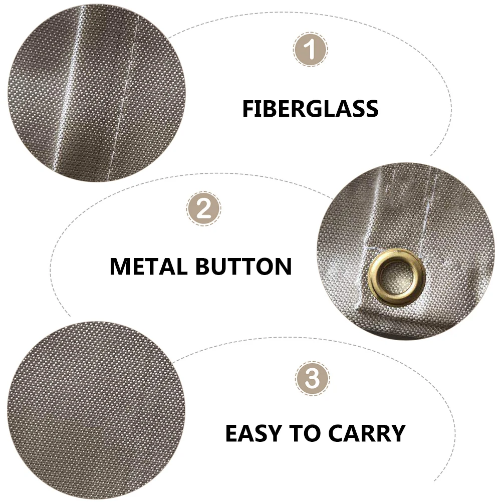 Fire Retardant Mat Fiberglass Barbecue Protective Cloth Camping Stove Outdoor Portable Heatproof Foldable Storage
Fire Retardant Mat Fiberglass Barbecue Protective Cloth Camping Stove Outdoor Portable Heatproof Foldable Storage