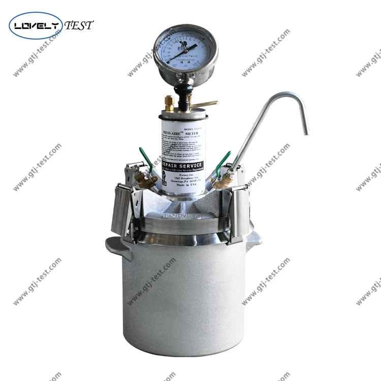 7L Fresh Concrete Air Content Meter Air Entrainment Meter air content meter
7L Fresh Concrete Air Content Meter Air Entrainment Meter air content meter