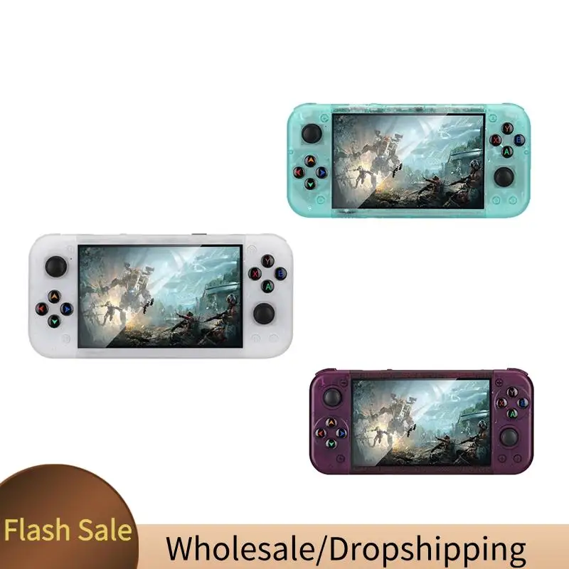RG50XX Handheld Retro Game Console 5Inch Display 64G 20000+Video Games 3D Joystick LINUX For GBC GBA PSP 19+Simulator C
RG50XX Handheld Retro Game Console 5Inch Display 64G 20000+Video Games 3D Joystick LINUX For GBC GBA PSP 19+Simulator C