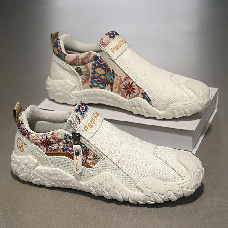 Daily outdoor men canvas flat shoes lightweight breathable walking shoes soft non slip sole simple versatile footwear
Daily outdoor men canvas flat shoes lightweight breathable walking shoes soft non slip sole simple versatile footwear