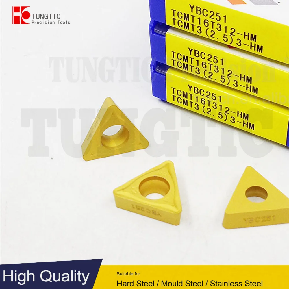 TCMT16T312-HM YBC251 TCMT3(2.5)3-HM TCMT 16T312 ZCC Carbide Turning Cutter Tools Lathe Inserts Machining Metal
TCMT16T312-HM YBC251 TCMT3(2.5)3-HM TCMT 16T312 ZCC Carbide Turning Cutter Tools Lathe Inserts Machining Metal