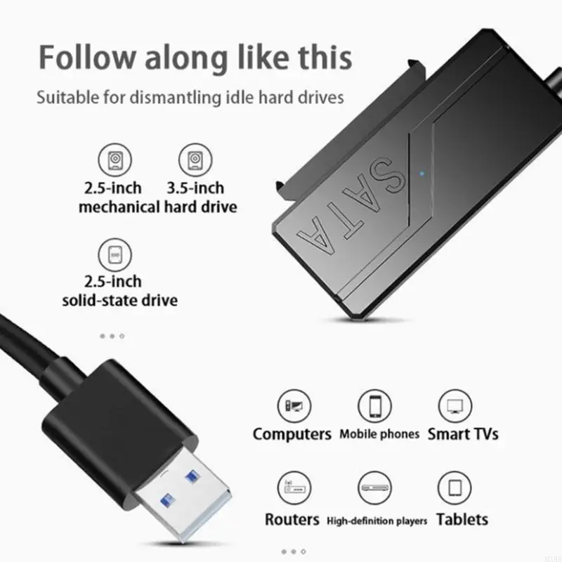 2025 New Universal External Hard Drive Adapters with Dedicated Power Cable for 3.5inch SATAIII HDD
2025 New Universal External Hard Drive Adapters with Dedicated Power Cable for 3.5inch SATAIII HDD