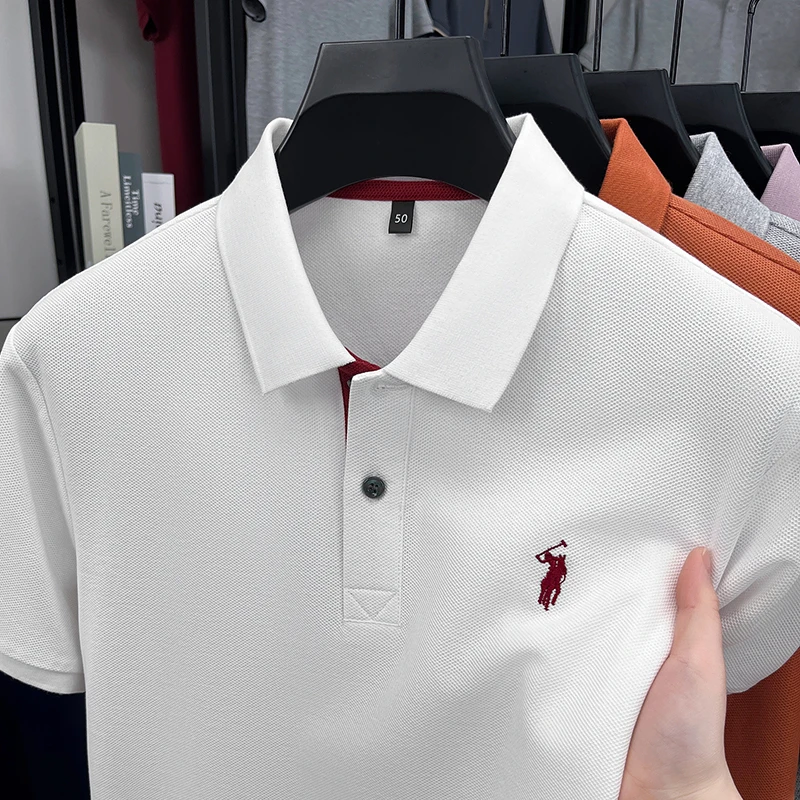 Роскошные бренды 100% хлопчатобумажные рубашки Polo мужские летние тренды новые высококачественные пони вышивка досуг бизнес гольф футболки
Роскошные бренды 100% хлопчатобумажные рубашки Polo мужские летние тренды новые высококачественные пони вышивка досуг бизнес гольф футболки
