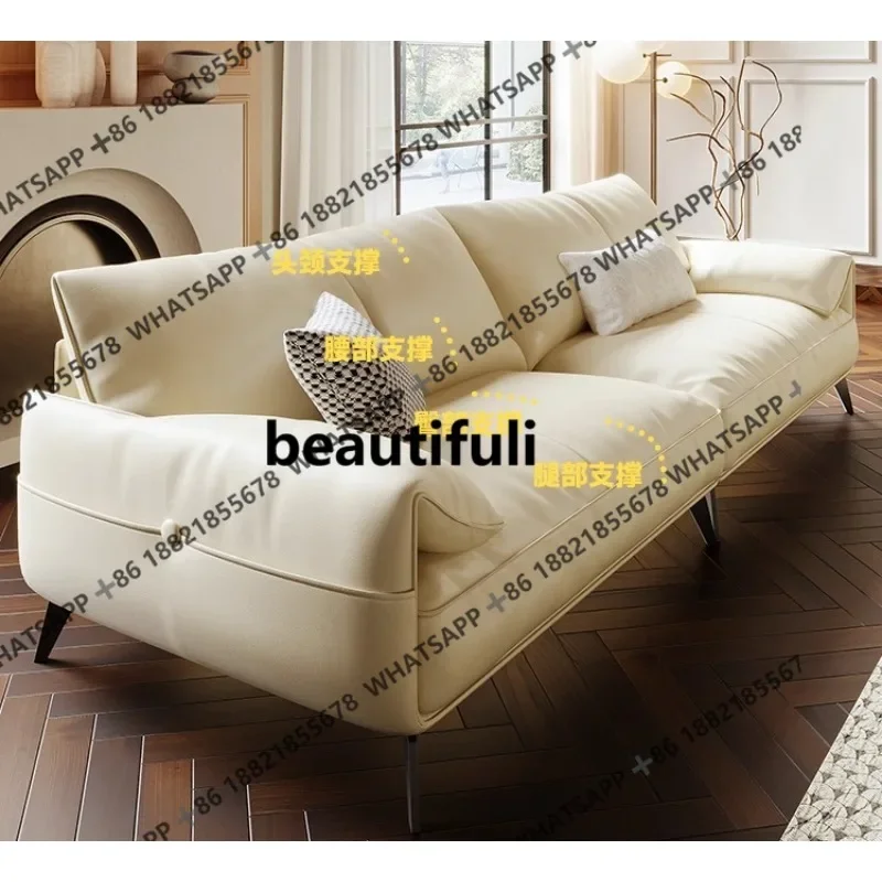 X Leather sofa first layer cowhide black three-person straight row tall sofa
X Leather sofa first layer cowhide black three-person straight row tall sofa