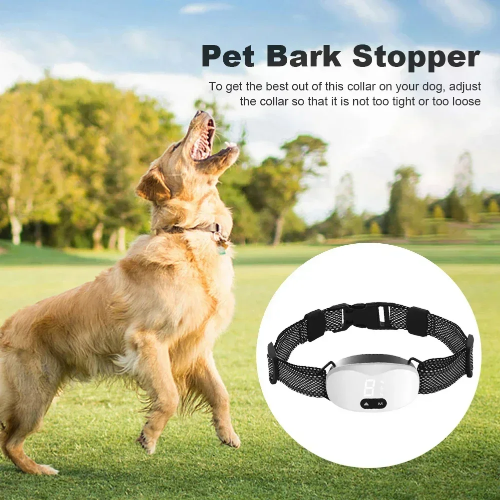 New Dog Automatic Bark Stop Training Collar, Rechargeable Smart Anti-Bark Collar, Electric Vibration Device, Dog Accessories
New Dog Automatic Bark Stop Training Collar, Rechargeable Smart Anti-Bark Collar, Electric Vibration Device, Dog Accessories