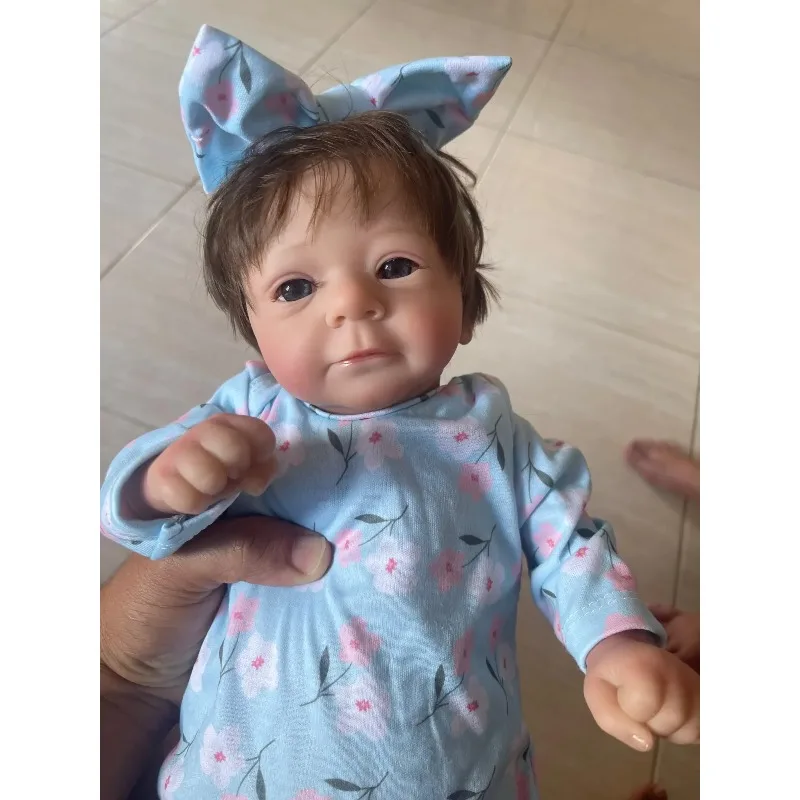 18inch Bebê Reborn Doll Original Silicone Reborn Baby Opened Eyes Reborn Newborn Doll Named Sum with Baby Pacifier
18inch Bebê Reborn Doll Original Silicone Reborn Baby Opened Eyes Reborn Newborn Doll Named Sum with Baby Pacifier