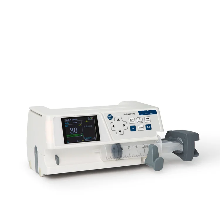 High quality Single channel Syringe Infusion Pump with Large COLOR TFT Screen and Drug Library Cheap Syringe Pump
High quality Single channel Syringe Infusion Pump with Large COLOR TFT Screen and Drug Library Cheap Syringe Pump
