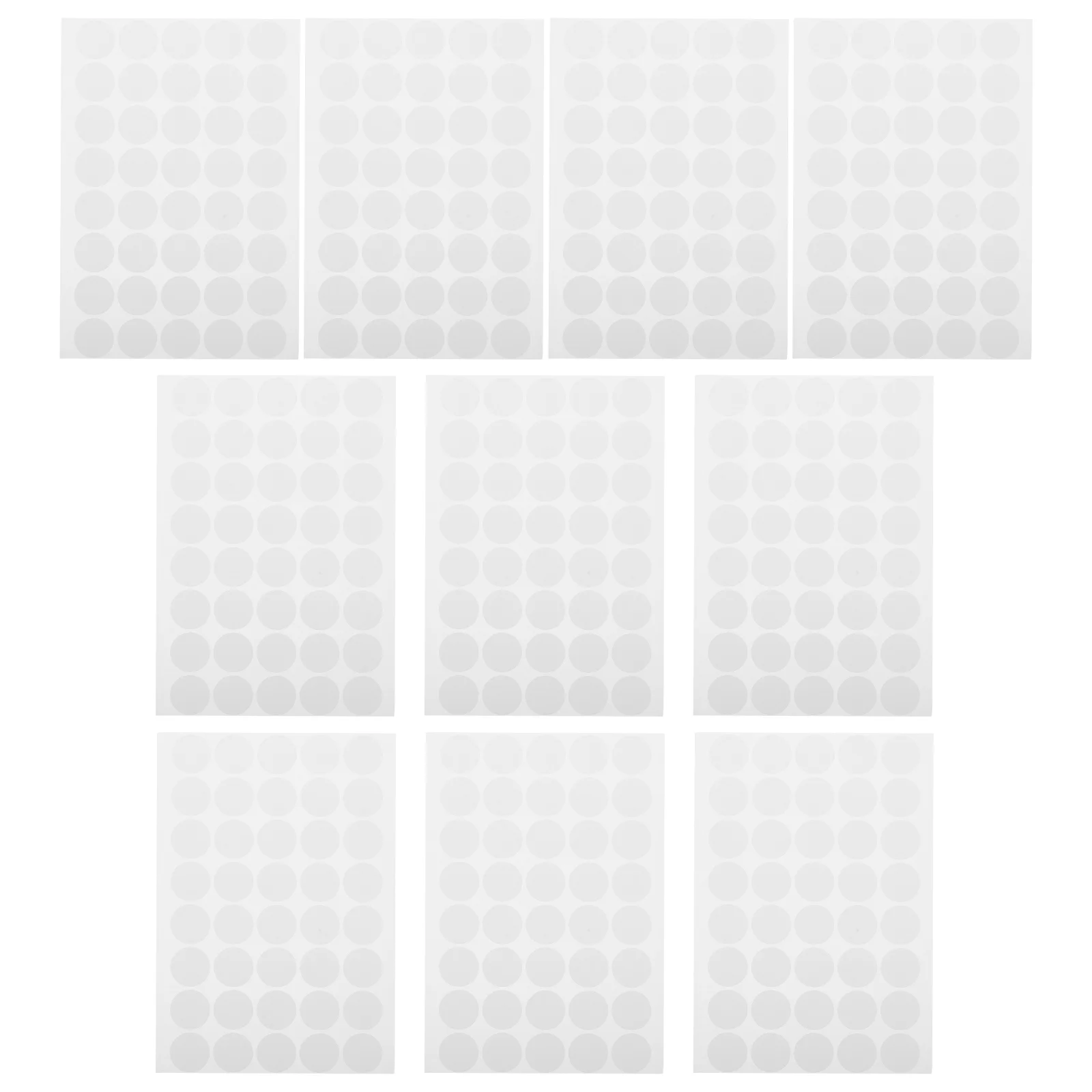 10 Sheets Clear Sticker Paper Small Dot Stickers Gift Tag for Selling Blank Labels White Office
10 Sheets Clear Sticker Paper Small Dot Stickers Gift Tag for Selling Blank Labels White Office