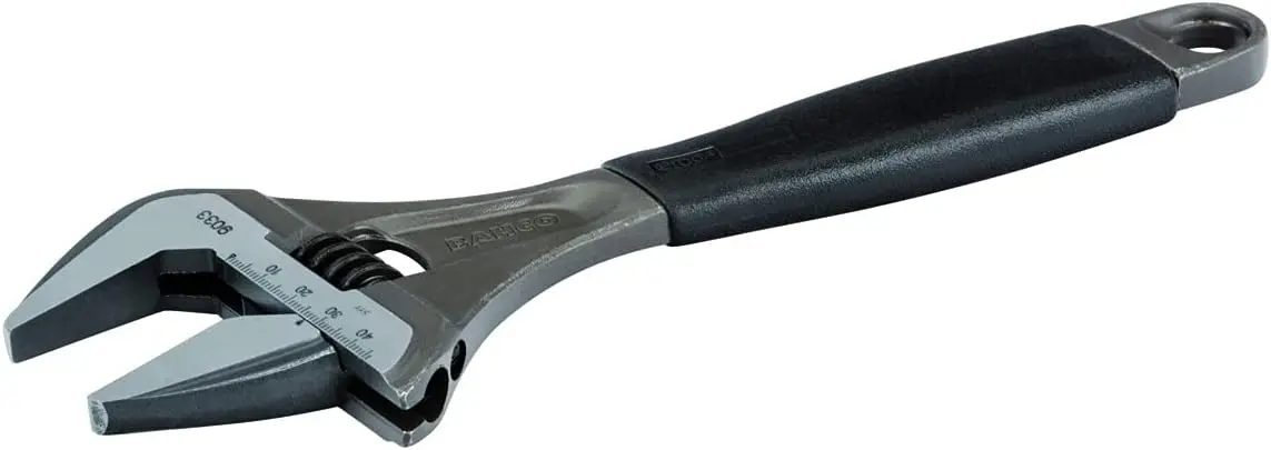 12-Inch X-Wide Adjustable Wrench, Ergo Grip, Black & Gray
12-Inch X-Wide Adjustable Wrench, Ergo Grip, Black & Gray