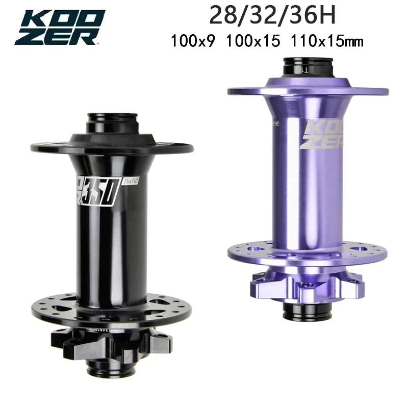 Koozer 350 E-Bike Boost Front Hub | 5x100mm QR & 15x110mm Boost Axle AL7075 Alloy 28/32/36H | 2 Sealed Bearings MTB Bicycle Hub
Koozer 350 E-Bike Boost Front Hub | 5x100mm QR & 15x110mm Boost Axle AL7075 Alloy 28/32/36H | 2 Sealed Bearings MTB Bicycle Hub