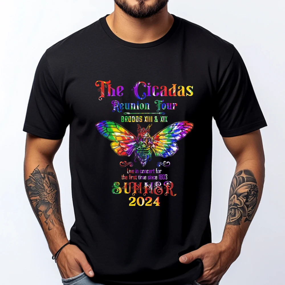 Vintage Cicada Reunion Tour 2024 Funny Cicada Lover Tie Dye Black Graphic T Shirts Men's Clothing Chinese Style
Vintage Cicada Reunion Tour 2024 Funny Cicada Lover Tie Dye Black Graphic T Shirts Men's Clothing Chinese Style