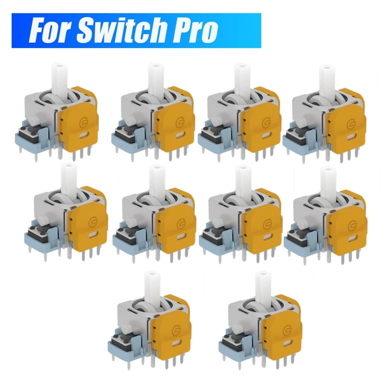 10PCS For Switch Pro Joysticks Hall Electromagnetic High Precision Adjustable Joysticks
10PCS For Switch Pro Joysticks Hall Electromagnetic High Precision Adjustable Joysticks