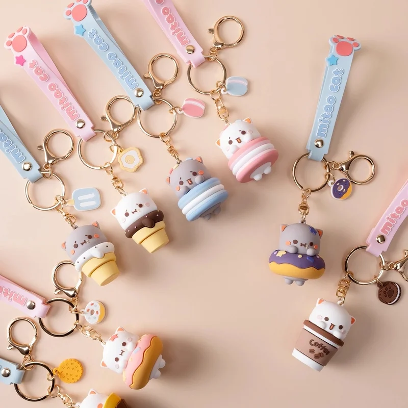 Mitao Cat Cute Expression Knapsack Silica Gel Keychain Kawaii Doll School Bag Pendant Lovers Keychain Birthday Gift
Mitao Cat Cute Expression Knapsack Silica Gel Keychain Kawaii Doll School Bag Pendant Lovers Keychain Birthday Gift