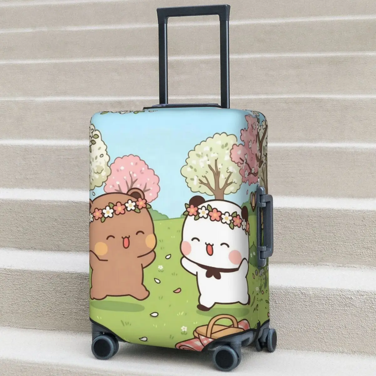 Чехол для чемодана Kawaii Bear Bubu Dudu: Защитный чехол для багажа для деловых поездок и авиаперелетов
Чехол для чемодана Kawaii Bear Bubu Dudu: Защитный чехол для багажа для деловых поездок и авиаперелетов