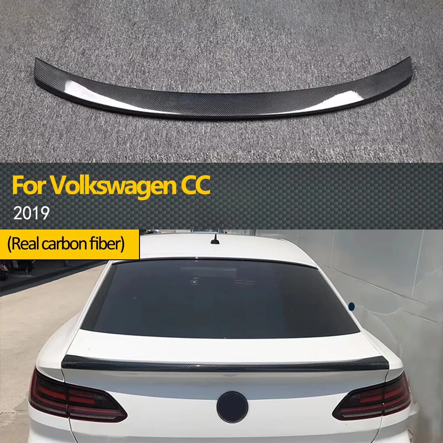Suitable for Volkswagen CC 2019 luggage trunk spoiler, 2019 original carbon fiber car spoiler accessory
Suitable for Volkswagen CC 2019 luggage trunk spoiler, 2019 original carbon fiber car spoiler accessory