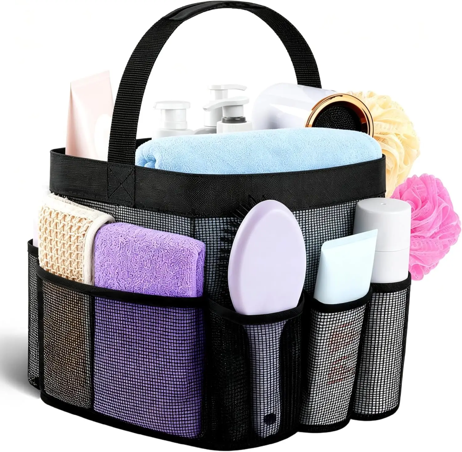 Mesh Shower Caddy Portable for College Dorm Room Camping Essentials, Shower Caddy Dorm with 9-Pockets, Large Capacity Hanging Ba
Mesh Shower Caddy Portable for College Dorm Room Camping Essentials, Shower Caddy Dorm with 9-Pockets, Large Capacity Hanging Ba