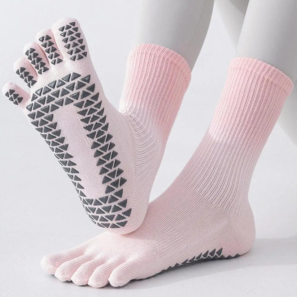 Balance Improving Yoga Socks Non Slip Yoga Socks 1 Pair Yoga Toe Socks with Non-slip Gripper Moisture Wicking Mid-calf Women’s
Balance Improving Yoga Socks Non Slip Yoga Socks 1 Pair Yoga Toe Socks with Non-slip Gripper Moisture Wicking Mid-calf Women’s