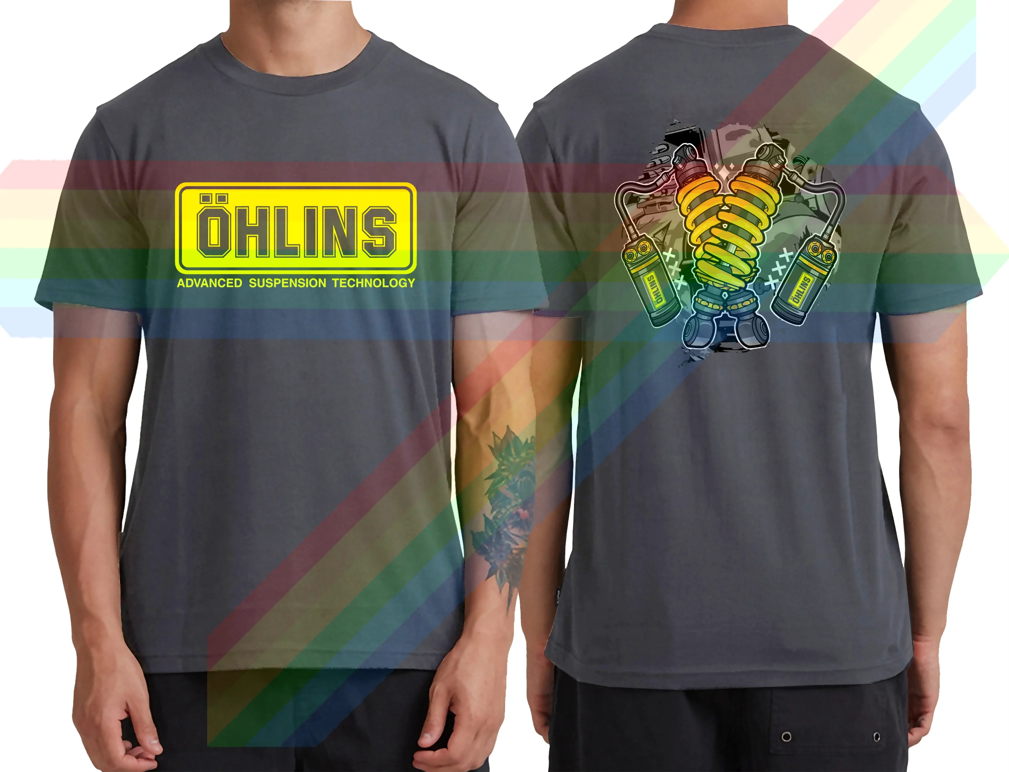Men's Work Casual Ohlins Sports Racing T-Shirt Casual Shock Ohlins RXF34 M.2 Cotton Short SleeveNO11
Men's Work Casual Ohlins Sports Racing T-Shirt Casual Shock Ohlins RXF34 M.2 Cotton Short SleeveNO11