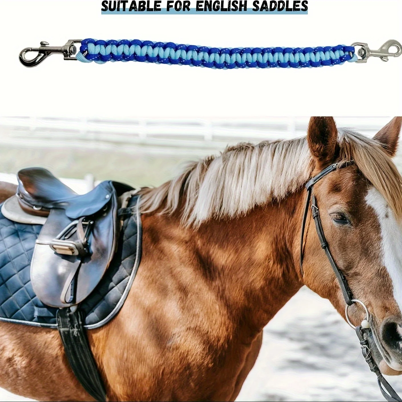 1-Pack Blue Nylon Saddle Balance Strap Secure Training Handle for Equestrian Riding Fit for All Riders Durable Riding Gear
1-Pack Blue Nylon Saddle Balance Strap Secure Training Handle for Equestrian Riding Fit for All Riders Durable Riding Gear