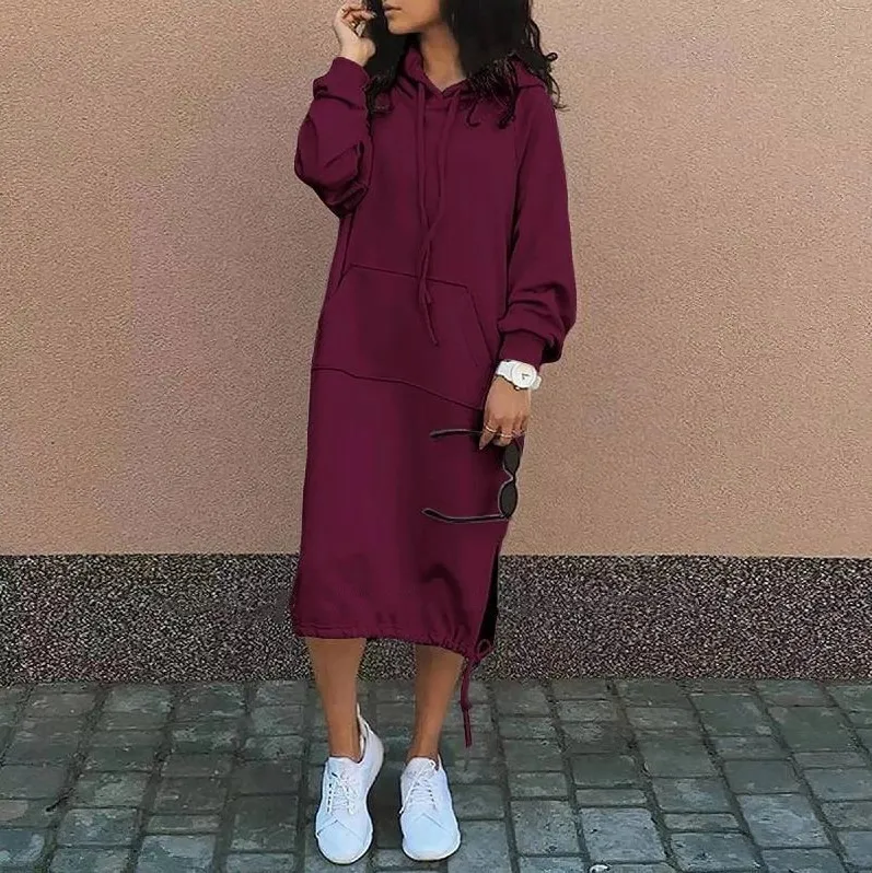 2025 New Women's Hoodie Fashion Large Size Extended Pink Pocket Wine Red Long Sleeve High Street Sweatshirt
2025 New Women's Hoodie Fashion Large Size Extended Pink Pocket Wine Red Long Sleeve High Street Sweatshirt