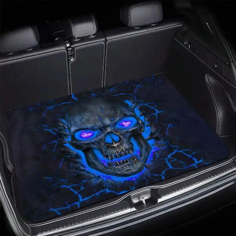 Universal Car Trunk Mat With Skull Print, Waterproof And Durable Cargo Liner For Adult Vehicle Interior
Universal Car Trunk Mat With Skull Print, Waterproof And Durable Cargo Liner For Adult Vehicle Interior