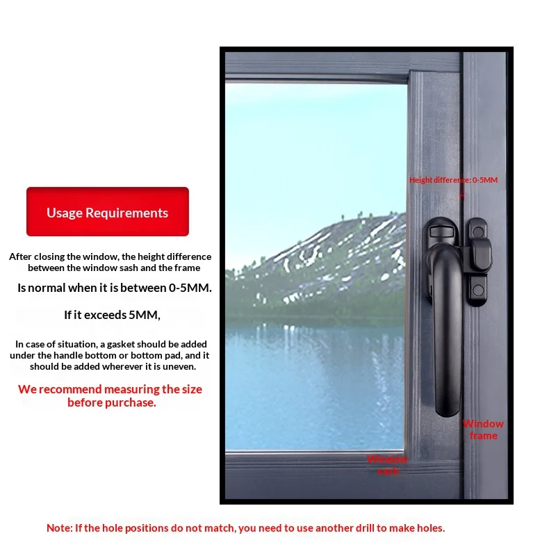 1PCS 50-type Wheel Aluminum Alloy Door Window Handles Casement Window Curtain Wall Handles Door Window Handles Locking Hardware
1PCS 50-type Wheel Aluminum Alloy Door Window Handles Casement Window Curtain Wall Handles Door Window Handles Locking Hardware