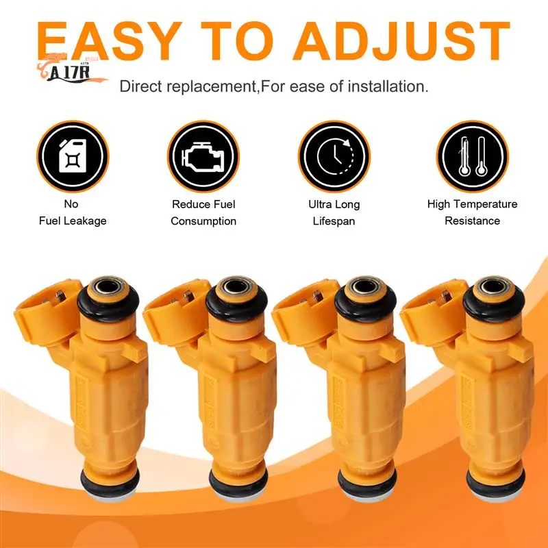 A17R-4PCS 35310-03300 Fuel Injector Nozzle For Hyundai Accent Verna Pony Kia Rio 1.4L 3531003300
A17R-4PCS 35310-03300 Fuel Injector Nozzle For Hyundai Accent Verna Pony Kia Rio 1.4L 3531003300