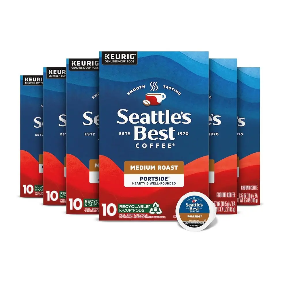Medium Roast Portside Blend K-Cup Pods, 100% Arabica, 6 Packs (60 Pods)
Medium Roast Portside Blend K-Cup Pods, 100% Arabica, 6 Packs (60 Pods)