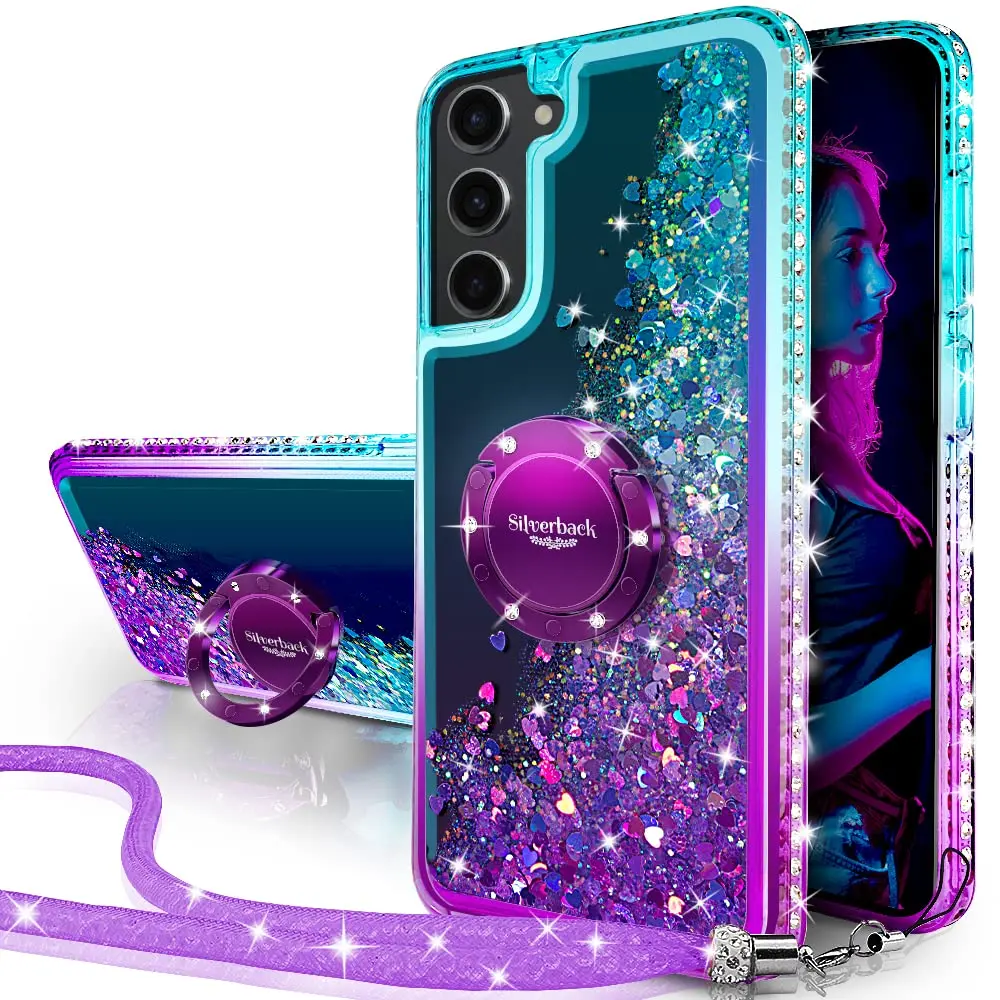for Samsung Galaxy S22 Ultra Case, Moving Liquid Holographic Sparkle Glitter Case with Kickstand, Girls Women Bling Diamond
for Samsung Galaxy S22 Ultra Case, Moving Liquid Holographic Sparkle Glitter Case with Kickstand, Girls Women Bling Diamond
