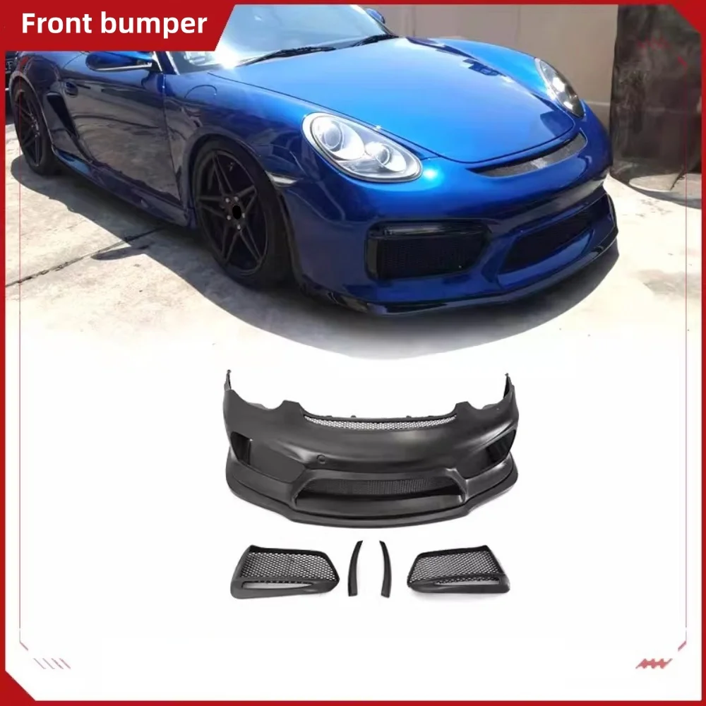 Передний бампер в сборе для Porsche Cayman 987.2, модифицированный в стиле GT4, комплект обвеса, автомобильные аксессуары
Передний бампер в сборе для Porsche Cayman 987.2, модифицированный в стиле GT4, комплект обвеса, автомобильные аксессуары