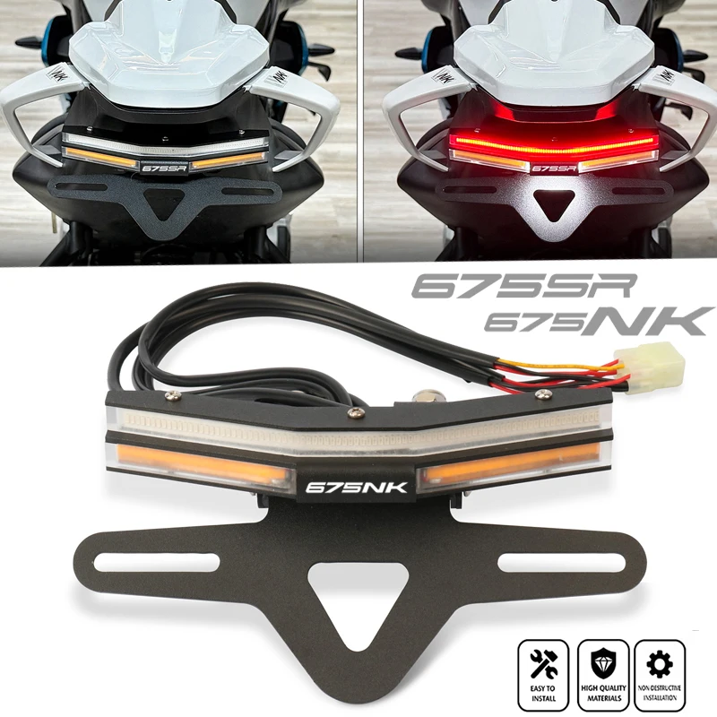 Fit For CFMOTO 675SR 675SR-R 675NK 500SR 675 SR SRR NK 500 SR Motorcycle Integrated License Plate LED Lights Turn Signal Light
Fit For CFMOTO 675SR 675SR-R 675NK 500SR 675 SR SRR NK 500 SR Motorcycle Integrated License Plate LED Lights Turn Signal Light