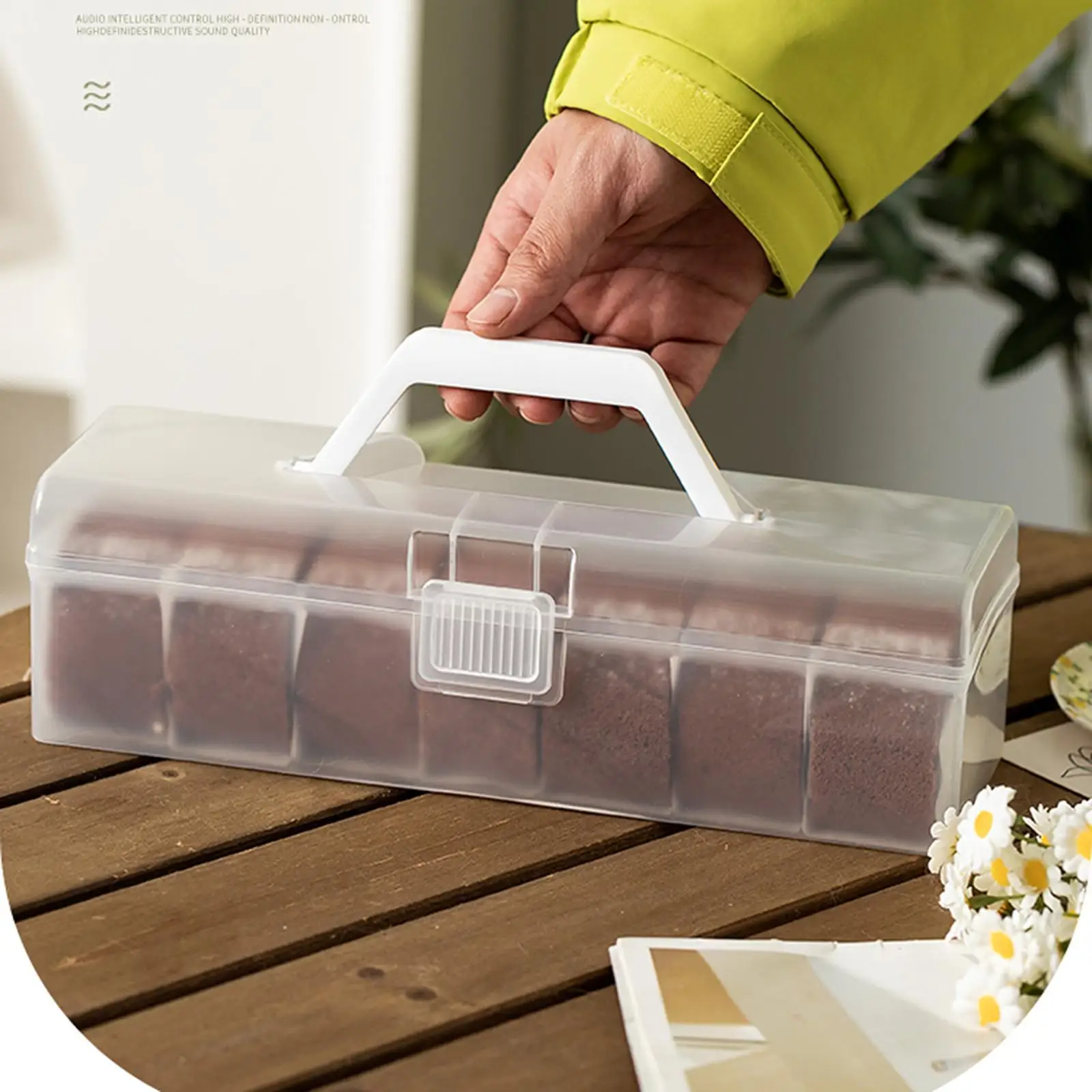 Bread Box with Handle Food Storage Portable Cake Holder Translucent Bread Keeper for Wedding Birthday Kitchen Pastries Dessert
Bread Box with Handle Food Storage Portable Cake Holder Translucent Bread Keeper for Wedding Birthday Kitchen Pastries Dessert