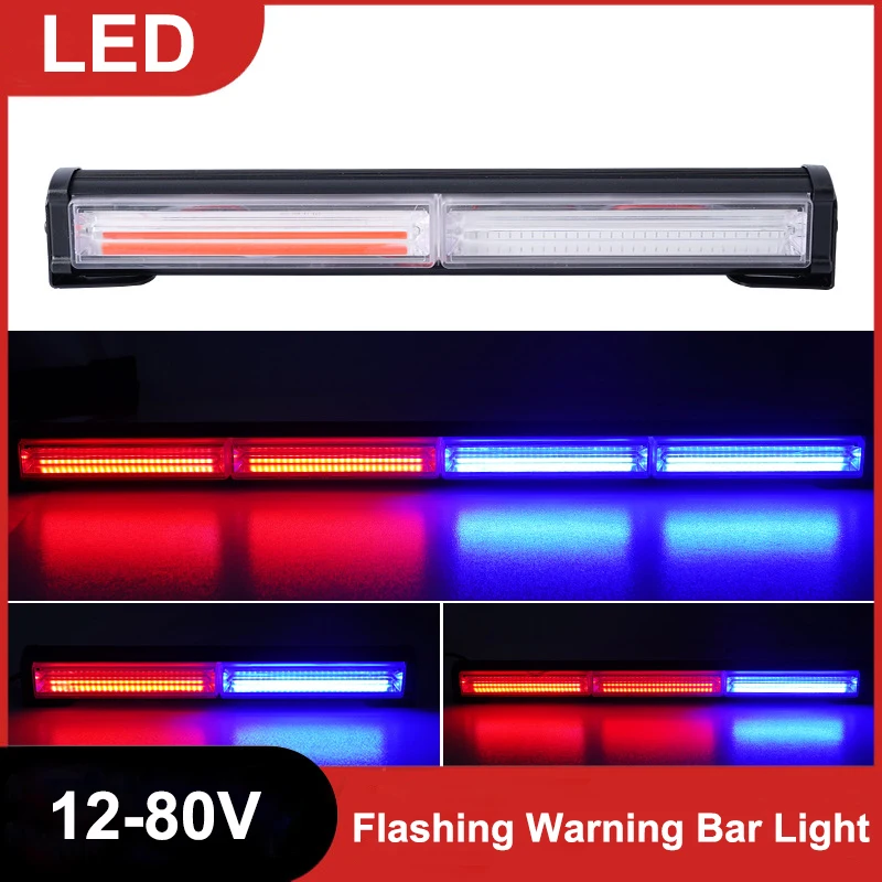 LED 12-80V Flashing Warning Bar Light Car Engineering Roof Escort Light Truck Long Red Blue Strobe Lamp Police Strip Beacon
LED 12-80V Flashing Warning Bar Light Car Engineering Roof Escort Light Truck Long Red Blue Strobe Lamp Police Strip Beacon