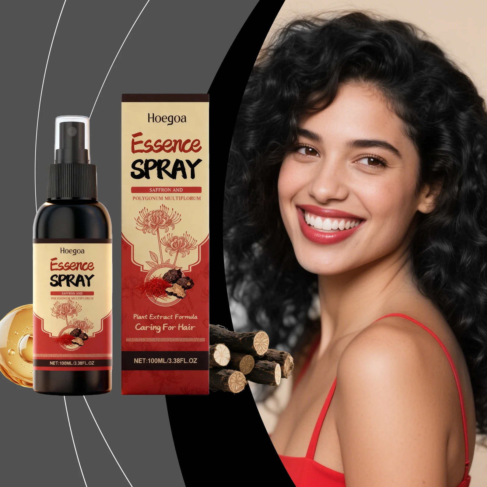 Moisturizing Saffron Hair Spray - Refreshing & Portable, Strengthens Hair Roots, Aids Natural Black Tone & Reduces Hair Loss
Moisturizing Saffron Hair Spray - Refreshing & Portable, Strengthens Hair Roots, Aids Natural Black Tone & Reduces Hair Loss