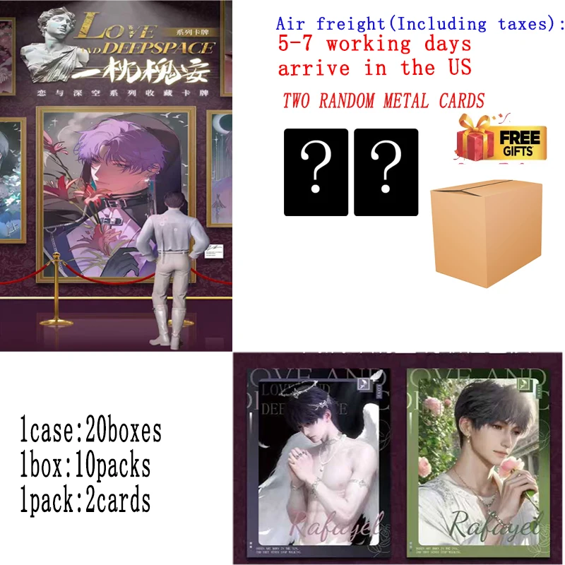 Love and Deepspace Collection Card Borderless Color Paper Male God Series Hot Selling Deluxe Edition Anime Gift
Love and Deepspace Collection Card Borderless Color Paper Male God Series Hot Selling Deluxe Edition Anime Gift