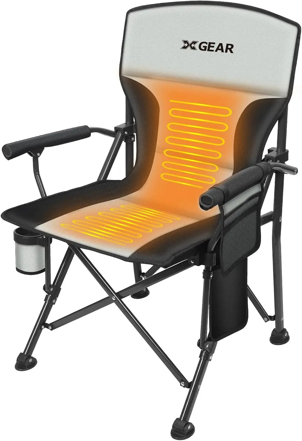 Large Heated Camping Chair for Adults, 3 Heat Levels, Heated Back & Seat, Portable with Padding, Battery Not Included
Large Heated Camping Chair for Adults, 3 Heat Levels, Heated Back & Seat, Portable with Padding, Battery Not Included