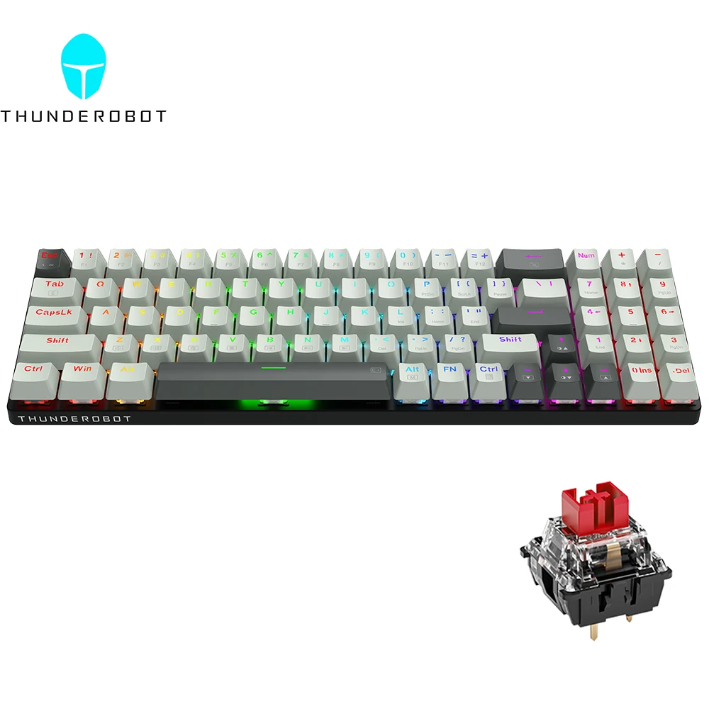 Thunderobot K78 Проводная механическая клавиатура RGB 75% Компактная игровая клавиатура с возможностью горячей замены для ноутбуков, ПК, геймеров
Thunderobot K78 Проводная механическая клавиатура RGB 75% Компактная игровая клавиатура с возможностью горячей замены для ноутбуков, ПК, геймеров