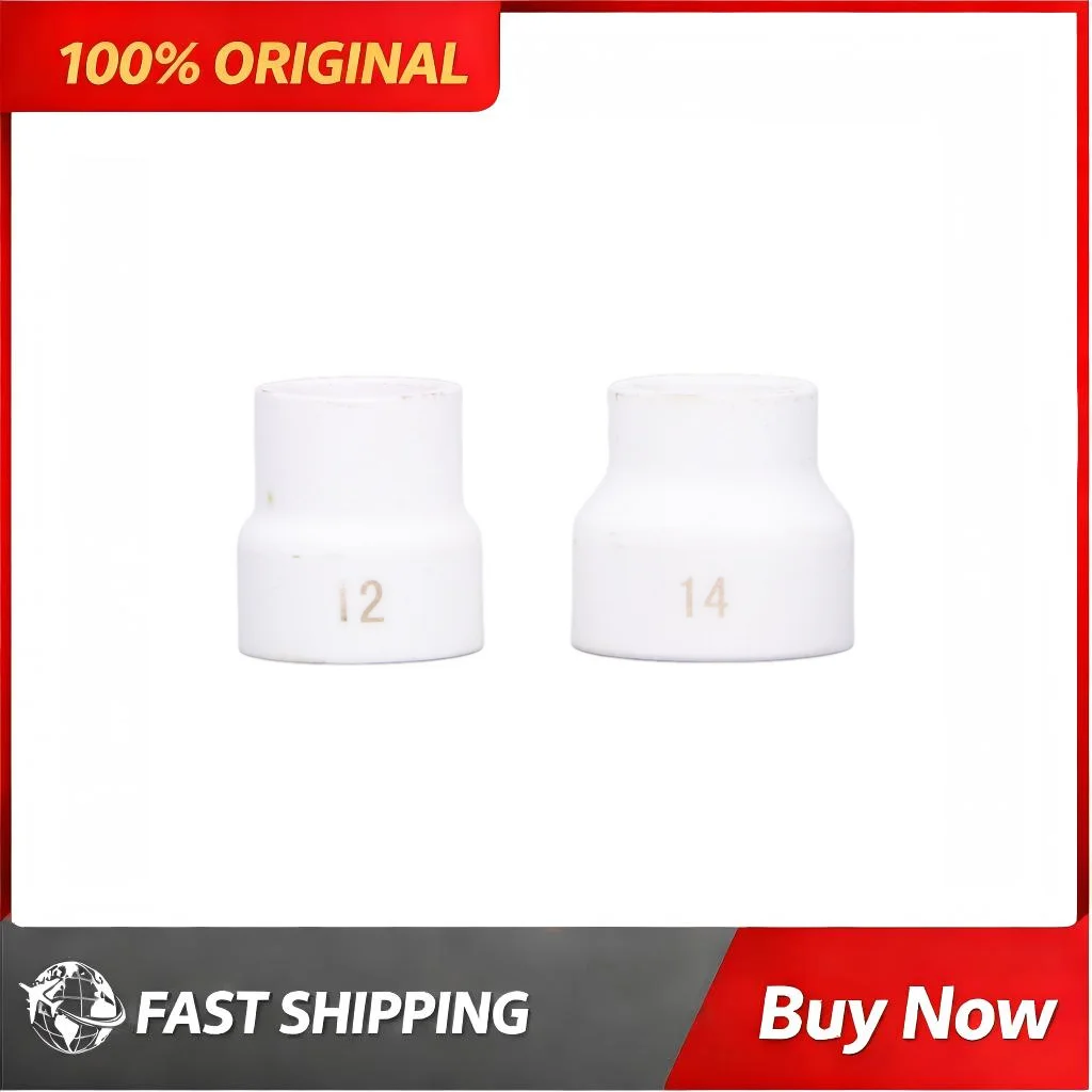 2Pcs 12/14 Large Mouth White Ceramic Nozzle TIG Welding Torch Accessories WP9 17 18 25 26 Heat Resistant Insulated Consumables
2Pcs 12/14 Large Mouth White Ceramic Nozzle TIG Welding Torch Accessories WP9 17 18 25 26 Heat Resistant Insulated Consumables