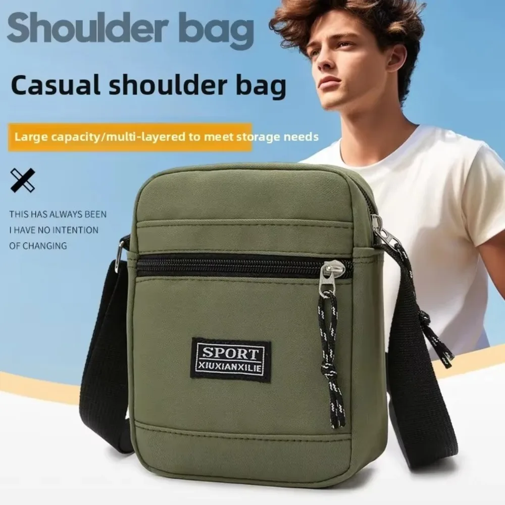 Fashion Casual Men Crossbody Bag Multiple Pockets Lightweight Mobile Phone Bag Portable Single Shoulder Bag
Fashion Casual Men Crossbody Bag Multiple Pockets Lightweight Mobile Phone Bag Portable Single Shoulder Bag