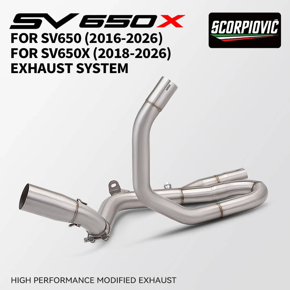 Slip On For SV 650 SV650 X 2016 - 2026 Motorcycle Modified Middle Link Pipe Connect Original Muffler Exhaust Escape Moto
Slip On For SV 650 SV650 X 2016 - 2026 Motorcycle Modified Middle Link Pipe Connect Original Muffler Exhaust Escape Moto