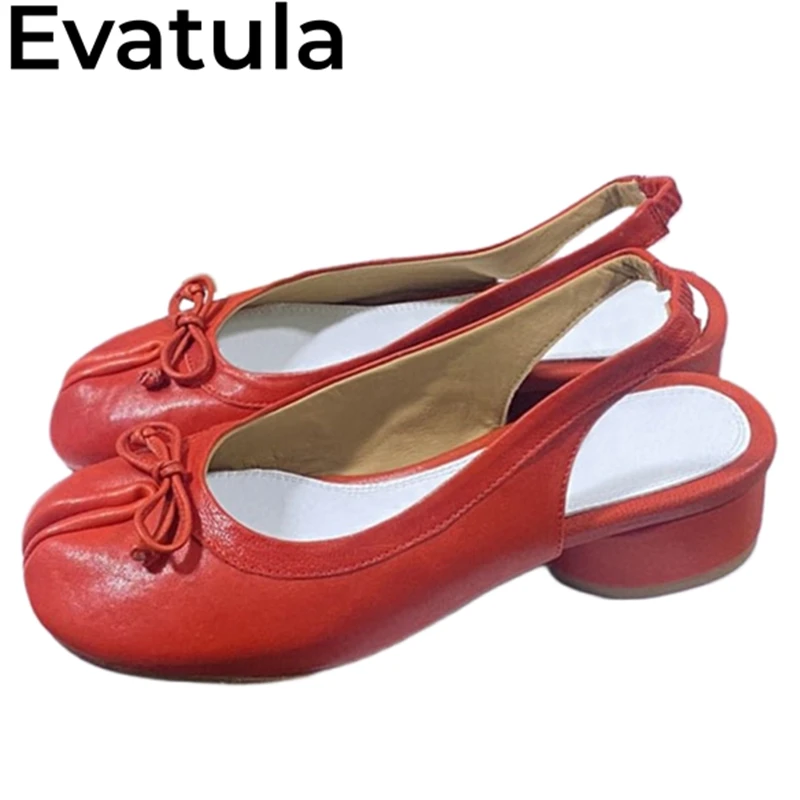 2024 Summer Split Toe Genuine Leather Low Heel Sandals Women Designer Bowknot Slingbacks Shoes Fashion Party Dress Shoes Ladies
2024 Summer Split Toe Genuine Leather Low Heel Sandals Women Designer Bowknot Slingbacks Shoes Fashion Party Dress Shoes Ladies