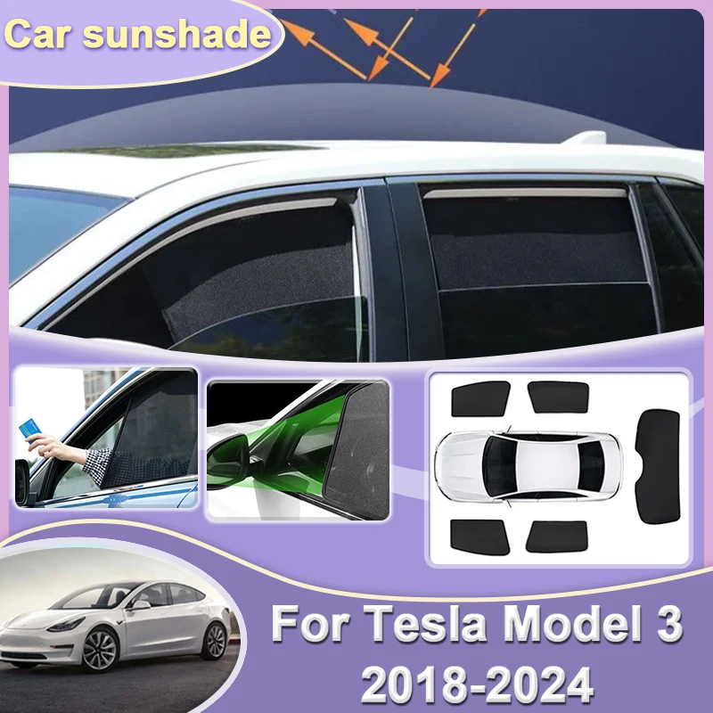 Car Mesh Sunshades For Tesla Model 3 Accessories 2022 2018-2024 Sun Visors Shading Sunshade Sunscreen Window Breathable Covers
Car Mesh Sunshades For Tesla Model 3 Accessories 2022 2018-2024 Sun Visors Shading Sunshade Sunscreen Window Breathable Covers
