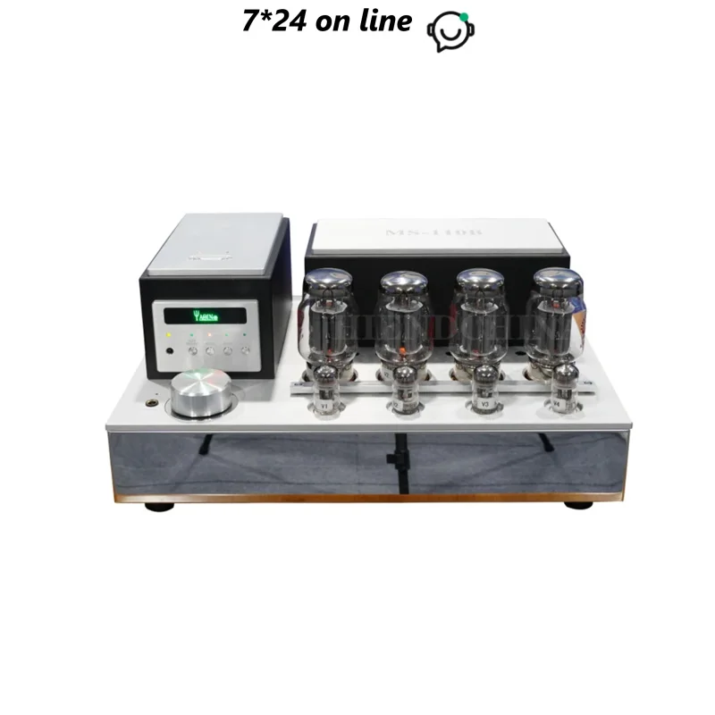 YAQIN MS-110B Vacuum Tube Home Amplifier SRPP Circuit KT88-98 Class A HIFI Amplifier B1 Amp 4~8 Ohm 2*50W 110V/220V
YAQIN MS-110B Vacuum Tube Home Amplifier SRPP Circuit KT88-98 Class A HIFI Amplifier B1 Amp 4~8 Ohm 2*50W 110V/220V