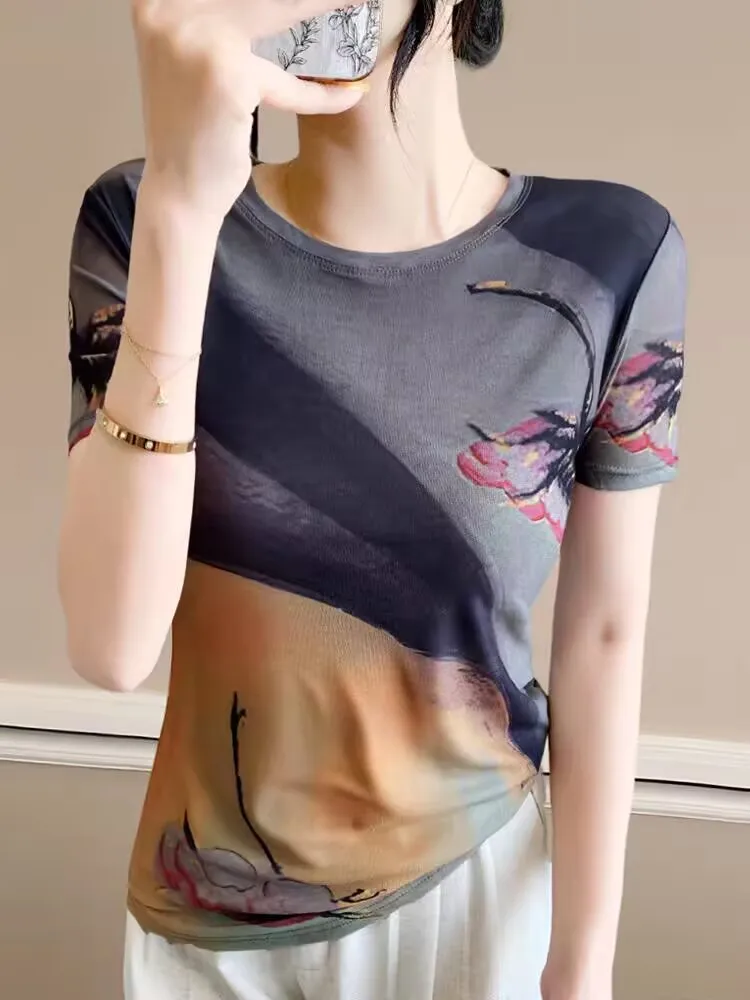 2025 New Product Trend High Street Printed Natural Scenery Female T-shirt Spring Summer O-neck Woman S-3XL Short Sleeve Tops Tee
2025 New Product Trend High Street Printed Natural Scenery Female T-shirt Spring Summer O-neck Woman S-3XL Short Sleeve Tops Tee