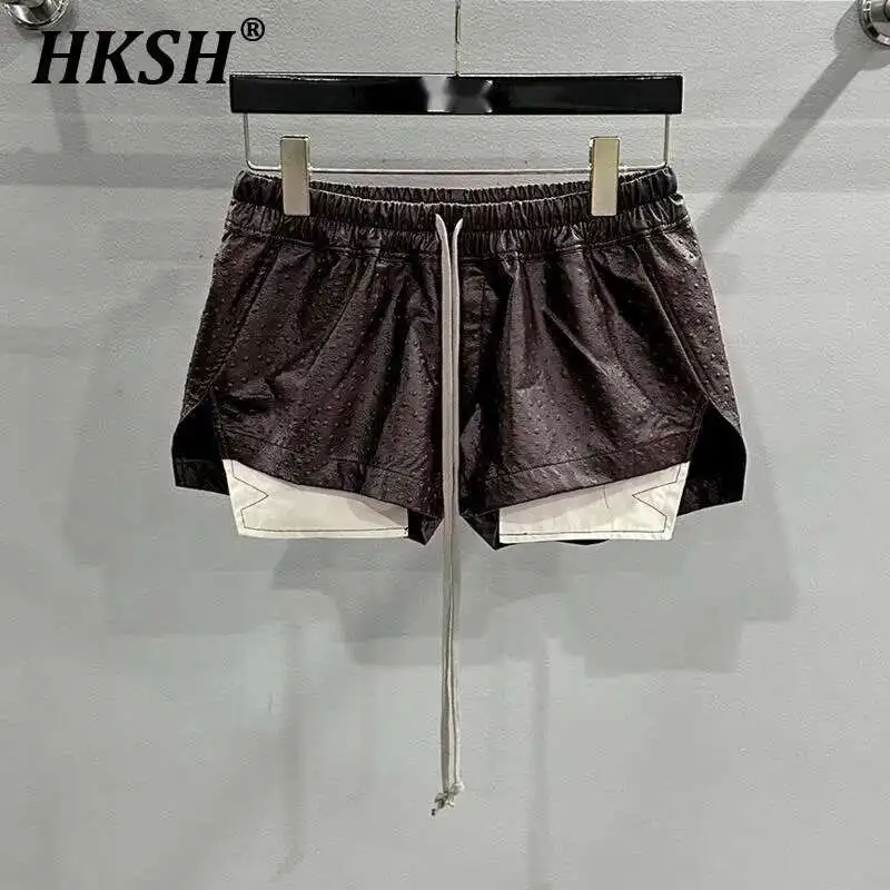 HKSH Dark Punk Vintage Style Fashion Summer Spring New Shorts Color Contrast Leather Embossed Strap Wrapping Hip Wrapping HK2372
HKSH Dark Punk Vintage Style Fashion Summer Spring New Shorts Color Contrast Leather Embossed Strap Wrapping Hip Wrapping HK2372